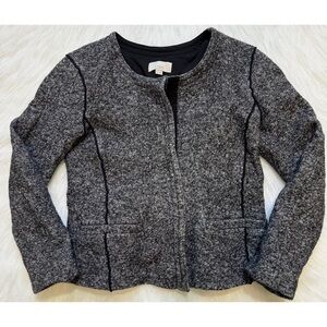 LOFT Cropped Gray Blazer 💗